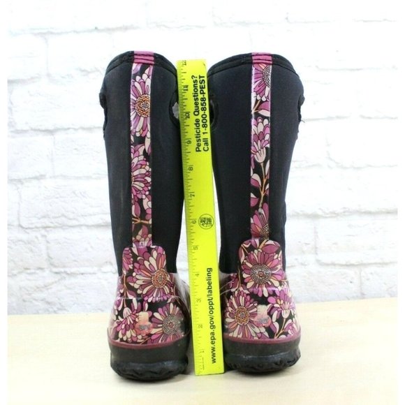 Bogs Classic Mumsie Floral Print Insulated Waterproof Rain Boots US 5 - Picture 7 of 9